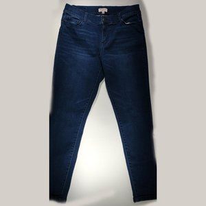 Juicy Couture Midrise Skinny Jeans Size 12 Dark Blue